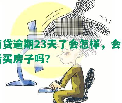 网商贷逾期23天了会怎样，会影响以后买房子吗？