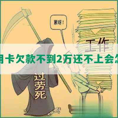 信用卡欠款不到2万还不上会怎样