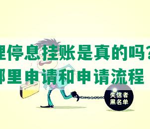 网上办理停息挂账是真的吗？申请条件、去哪里申请和申请流程