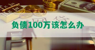 负债100万该怎么办