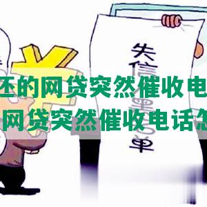 6年没还的网贷突然催收电话-6年没还的网贷突然催收电话怎么办