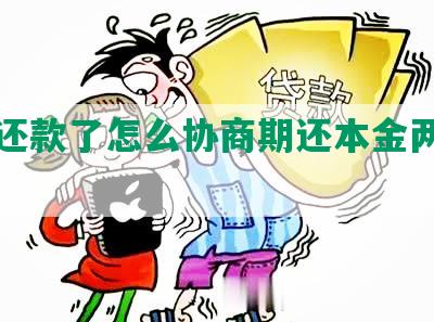 没钱还款了怎么协商期还本金两年后还款