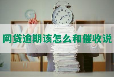 网贷逾期该怎么和催收说