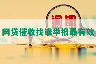 网贷催收找谁举报最有效