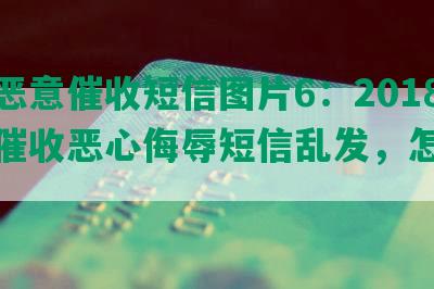 网贷恶意催收短信图片6：2018网贷催收恶心侮辱短信乱发，怎么处理？