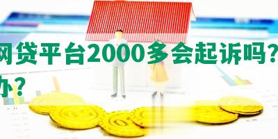 欠网贷平台2000多会起诉吗？怎么办？