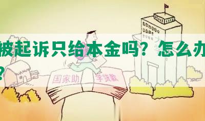 网贷被起诉只给本金吗？怎么办？合法吗？