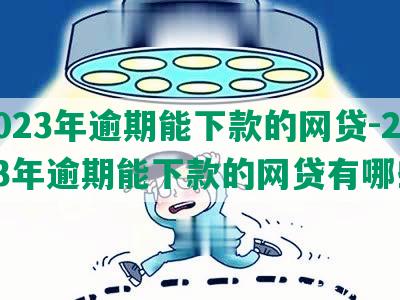 2023年逾期能下款的网贷-2023年逾期能下款的网贷有哪些