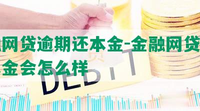 金融网贷逾期还本金-金融网贷逾期还本金会怎么样