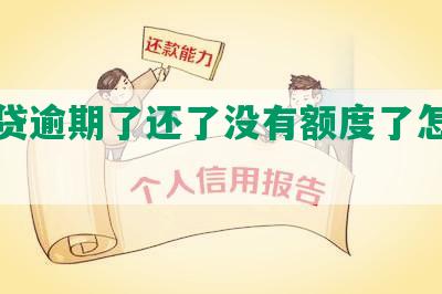 网商贷逾期了还了没有额度了怎么办？