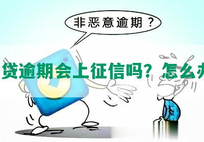 网贷逾期会上征信吗？怎么办？