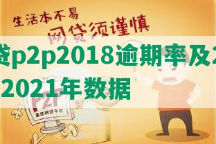 网贷p2p2018逾期率及2020、2021年数据