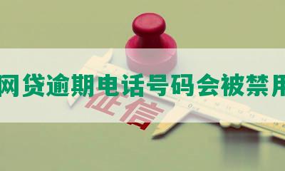 网贷逾期电话号码会被禁用