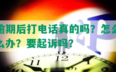 网贷逾期后打电话真的吗？怎么处理？怎么办？要起诉吗？