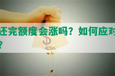 网贷还完额度会涨吗？如何应对征信影响？