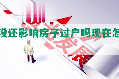 网贷没还影响房子过户吗现在怎么办？