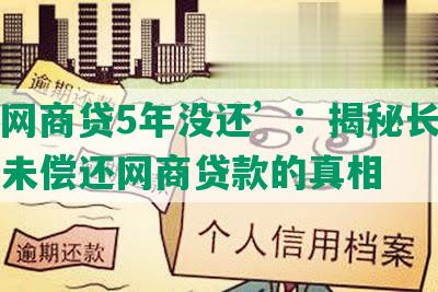 ‘欠网商贷5年没还’：揭秘长期借贷者未偿还网商贷款的真相