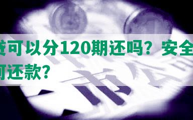 网贷可以分120期还吗？安全吗？如何还款？