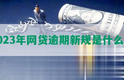 2023年网贷逾期新规是什么呢