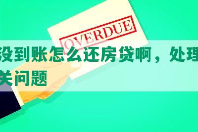 网贷没到账怎么还房贷啊，处理方法及相关问题