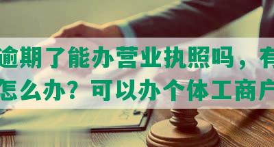 网贷逾期了能办营业执照吗，有影响吗？怎么办？可以办个体工商户吗？