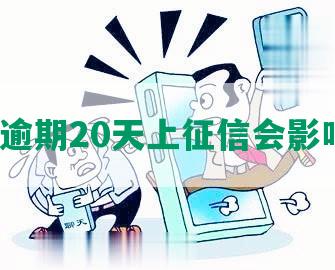 网贷逾期20天上征信会影响吗？