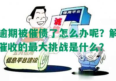 网贷逾期被催债了怎么办呢？解决欠款，催收的更大挑战是什么？