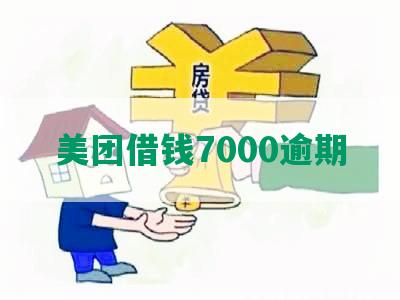 美团借钱7000逾期