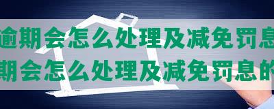 美团逾期会怎么处理及减免罚息-美团逾期会怎么处理及减免罚息的问题