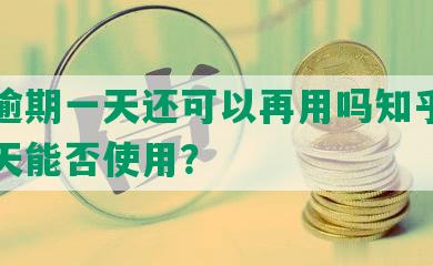 美团逾期一天还可以再用吗知乎：逾期一天能否使用？