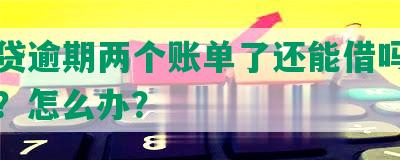 你我贷逾期两个账单了还能借吗？怎么还？怎么办？