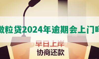 微粒贷2024年逾期会上门吗