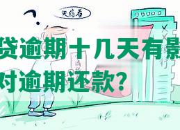 美团生活贷逾期十几天有影响吗知乎：如何应对逾期还款？