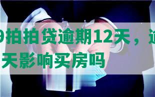 2019拍拍贷逾期12天，逾期130多天影响买房吗