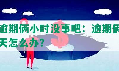 美团逾期俩小时没事吧：逾期俩小时、两天怎么办？