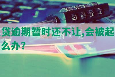 微粒贷逾期暂时还不让,会被起诉吗：怎么办？