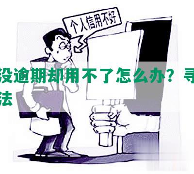 美团没逾期却用不了怎么办？寻求解决办法