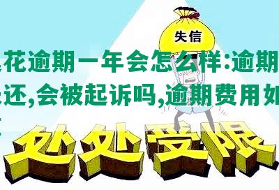 安逸花逾期一年会怎么样:逾期一年多未还,会被起诉吗,逾期费用如何计算