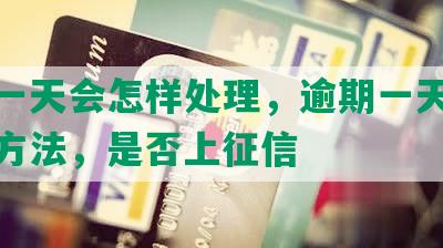 逾期一天会怎样处理，逾期一天还款本期方法，是否上征信