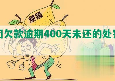 美团欠款逾期400天未还的处罚详情