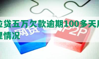 微粒贷五万欠款逾期100多天后的处理情况