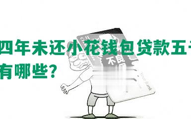 逾期四年未还小花钱包贷款五千元，后果有哪些？