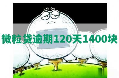 微粒贷逾期120天1400块