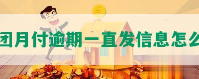 美团月付逾期一直发信息怎么办