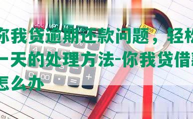 解决你我贷逾期还款问题，轻松应对逾期一天的处理方法-你我贷借款逾期了怎么办