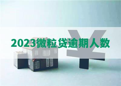 2023微粒贷逾期人数