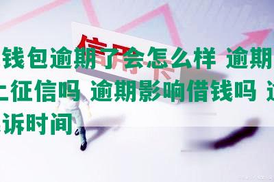 小花钱包逾期了会怎么样 逾期怎么办 上征信吗 逾期影响借钱吗 逾期起诉时间